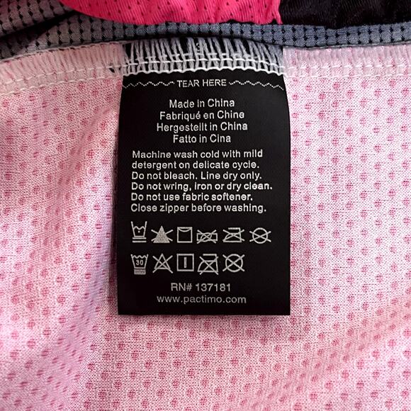 Pactimo Racing Cycling Jersey Zip Front Short Sleeve Tucson Arizona Pink Mens L - Picture 11 of 11